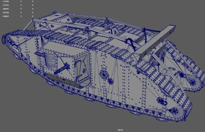 马克IV型坦克,MARKI型坦克,坦克鼻祖