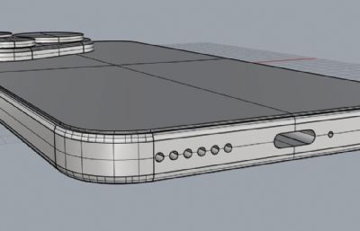 华为P70 pura70手机外观概念机rhino模型