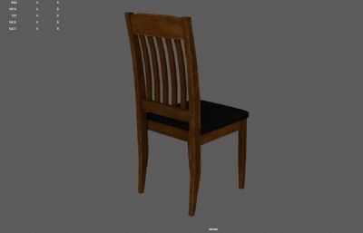 靠背椅,旧木椅,餐椅