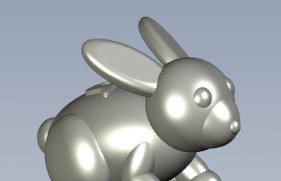 兔子stl模型