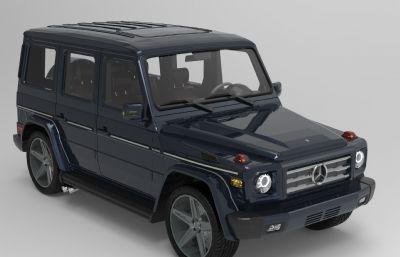 Mercedes-G55,大G汽车rhino模型