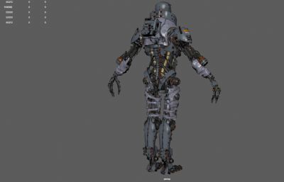 科幻机甲士兵,人工智能机器人