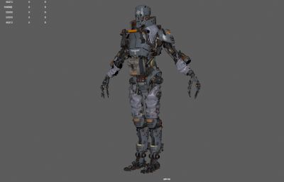 科幻机甲士兵,人工智能机器人