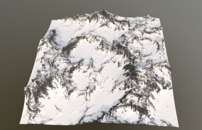 雪山,地形山脉,峡谷