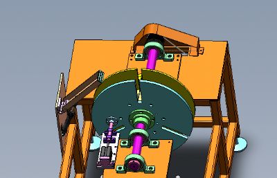 软管缠绕机solidworks模型