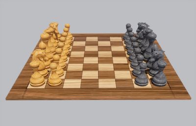 国际象棋3dmax模型