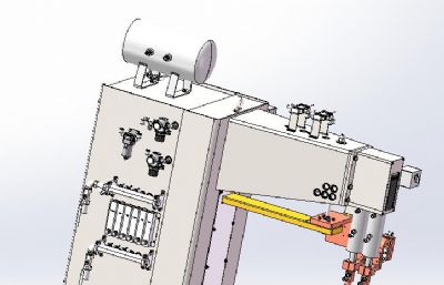 双头电阻焊机solidworks模型