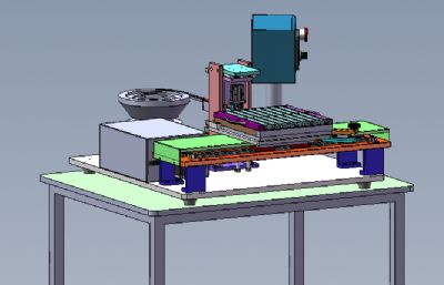铁片排列机solidworks模型