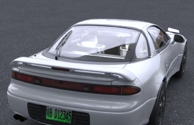 三菱GTO跑车,带内饰