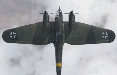 德国空军HE111轰炸机,4套涂装