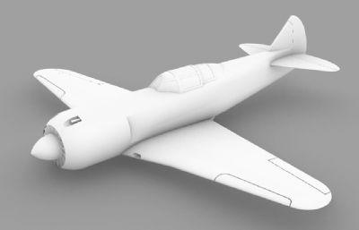 小飞机rhino模型