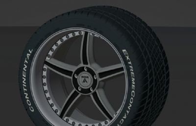轮胎blender模型