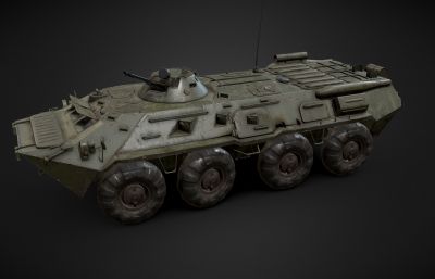 BTR80装甲车,突击炮车,轮式装甲车