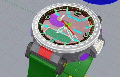 机械手表rhino模型