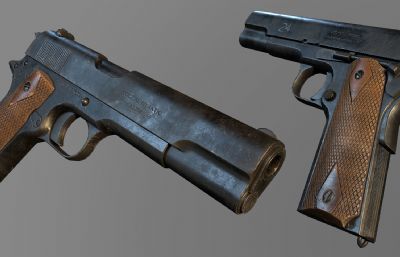 M1911柯尔特手枪,游戏枪械