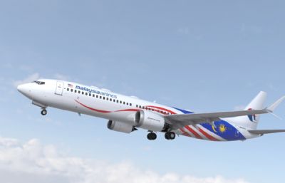 波音737max10客机,8套涂装