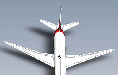 波音777-300er客机solidworks模型
