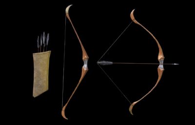 古代弓箭 长弓 弓弩 弩箭