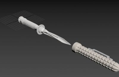 三棱軍刺戰(zhàn)術(shù)刀具,游戲道具