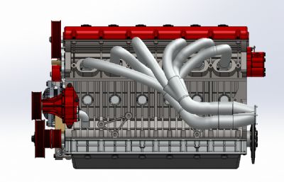 2JZ-GTE賽車發(fā)動(dòng)機(jī)模型