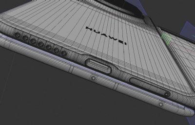 華為 Mate X7模型,HUAWEI Mate X7 keyshot,C4D模型
