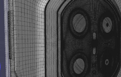 華為 Mate X7模型,HUAWEI Mate X7 keyshot,C4D模型