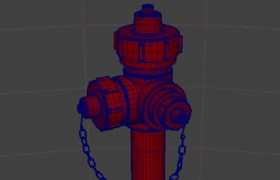 消防栓maya2023模型