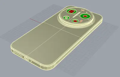 小米 17 Ultra手機(jī)3D模型