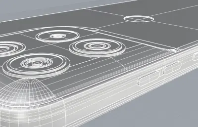 聯(lián)想Moto G67 Power手機(jī)3D模型