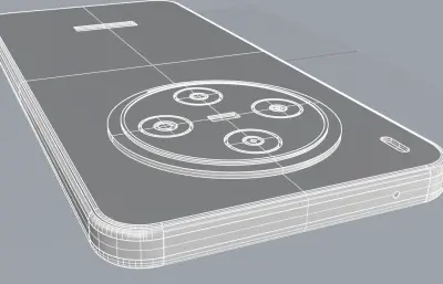 VIVO Y500 PRO 5G手機(jī)3D模型