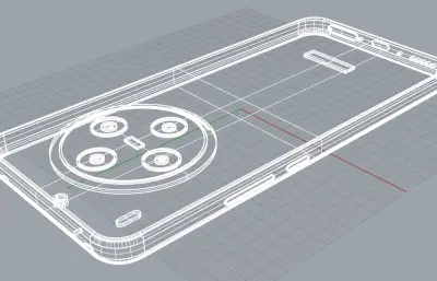 VIVO Y500 PRO 5G手機(jī)3D模型