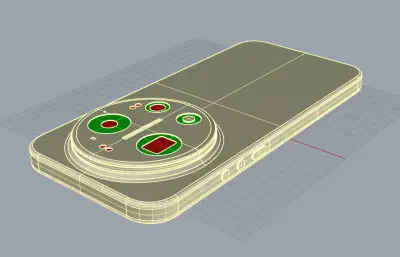 小米 17 Ultra手機(jī)3D模型