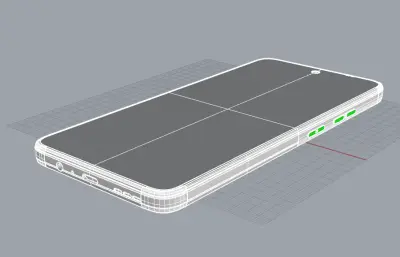 聯(lián)想Moto G67 Power手機(jī)3D模型