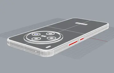 VIVO Y500 PRO 5G手機(jī)3D模型