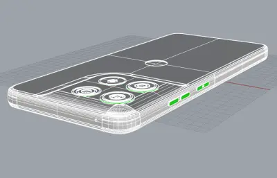 聯(lián)想Moto G67 Power手機(jī)3D模型