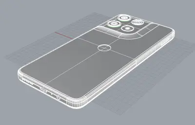 聯(lián)想Moto G67 Power手機(jī)3D模型