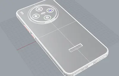 VIVO Y500 PRO 5G手機(jī)3D模型