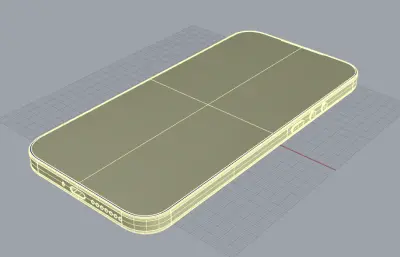 小米 17 Ultra手機(jī)3D模型
