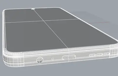 聯(lián)想Moto G67 Power手機(jī)3D模型