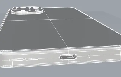 一加 Ace6手機(jī)3D模型