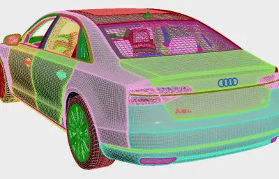 奧迪 A8L,帶內(nèi)飾