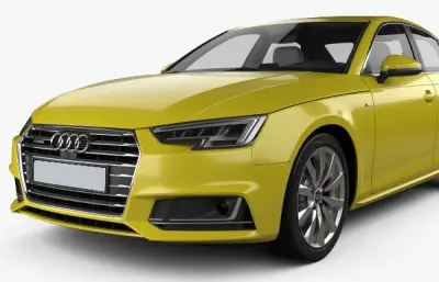 奧迪 A4 B9 S-line汽車,帶內(nèi)飾