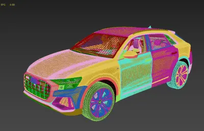 奧迪 Q8 S-line 帶內(nèi)飾