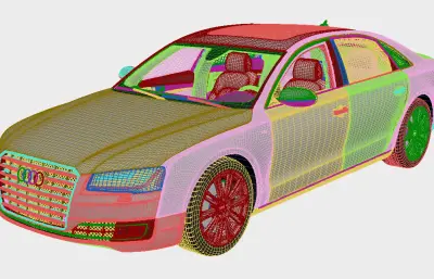 奧迪 A8L,帶內(nèi)飾