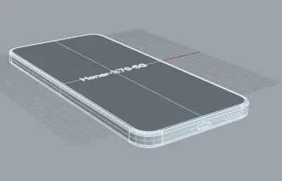 榮耀X70手機3D模型