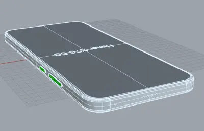 榮耀X70手機3D模型