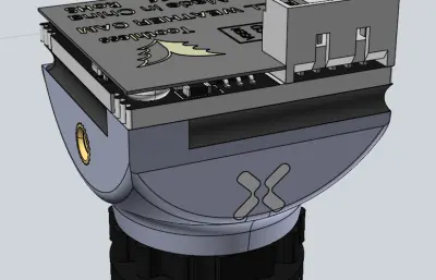 攝像機(jī)鏡頭3D模型