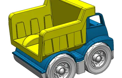 卡通渣土車 玩具卡車