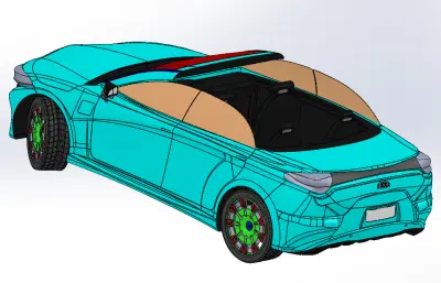 TBO-T3-2024跑車(chē)模型