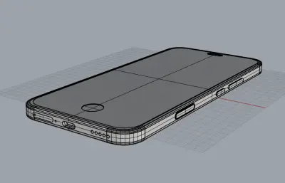 榮耀X70i手機(jī)3D模型